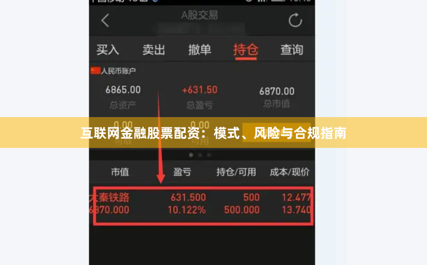 互联网金融股票配资：模式、风险与合规指南